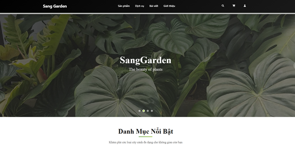 Sang garden (Spring boot + Angular)